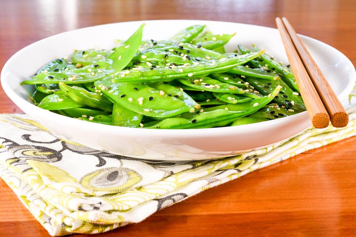 Sesame Snow Peas