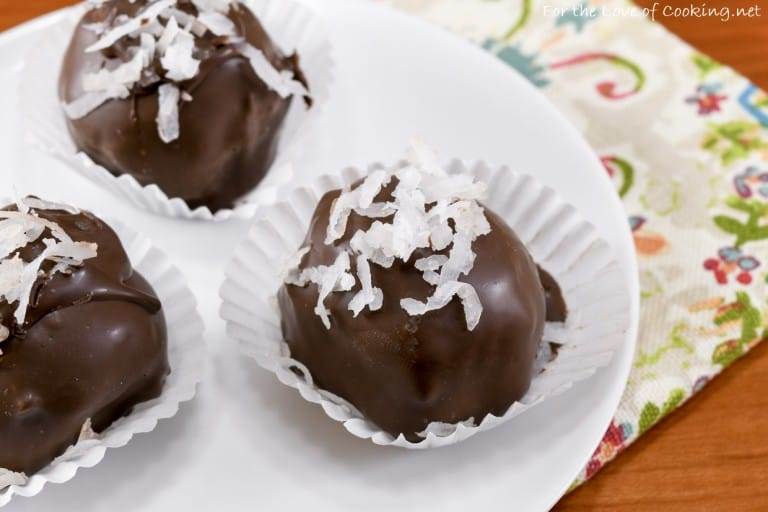 Coconut Cream Truffles For the Love of Cooking