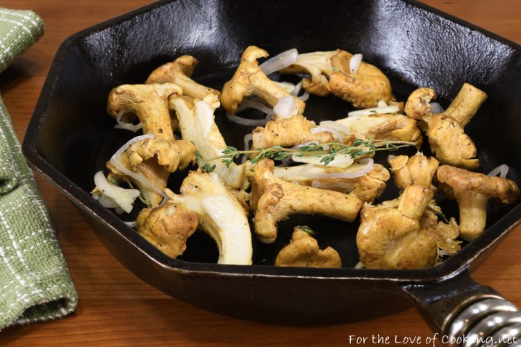 Roasted Chanterelle Mushrooms For the Love of Cooking