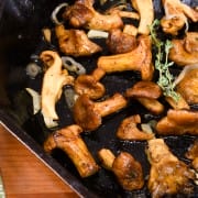 Roasted Chanterelle Mushrooms