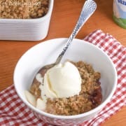 Pear Cranberry Gingersnap Crumble