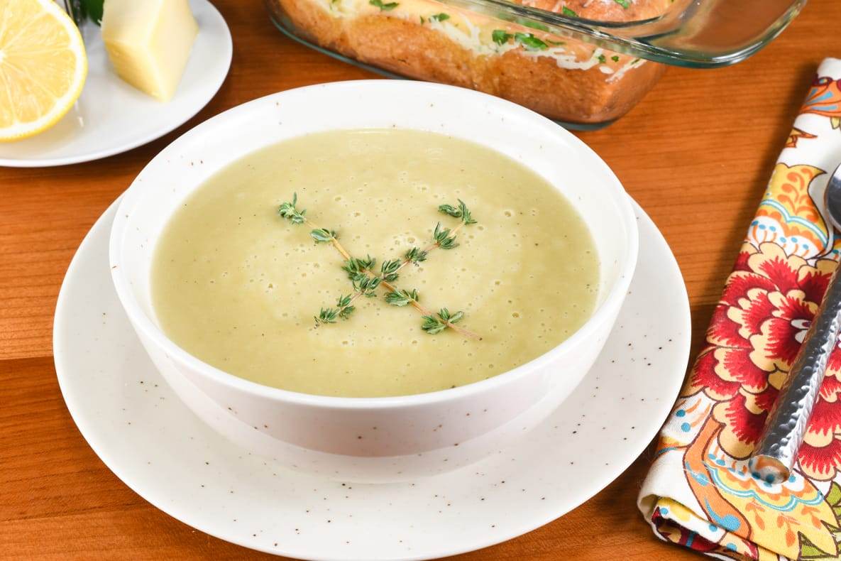 Creamy Artichoke Parmesan Soup