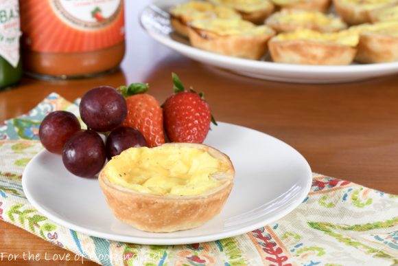 Mini Ham and Sharp Cheddar Quiche