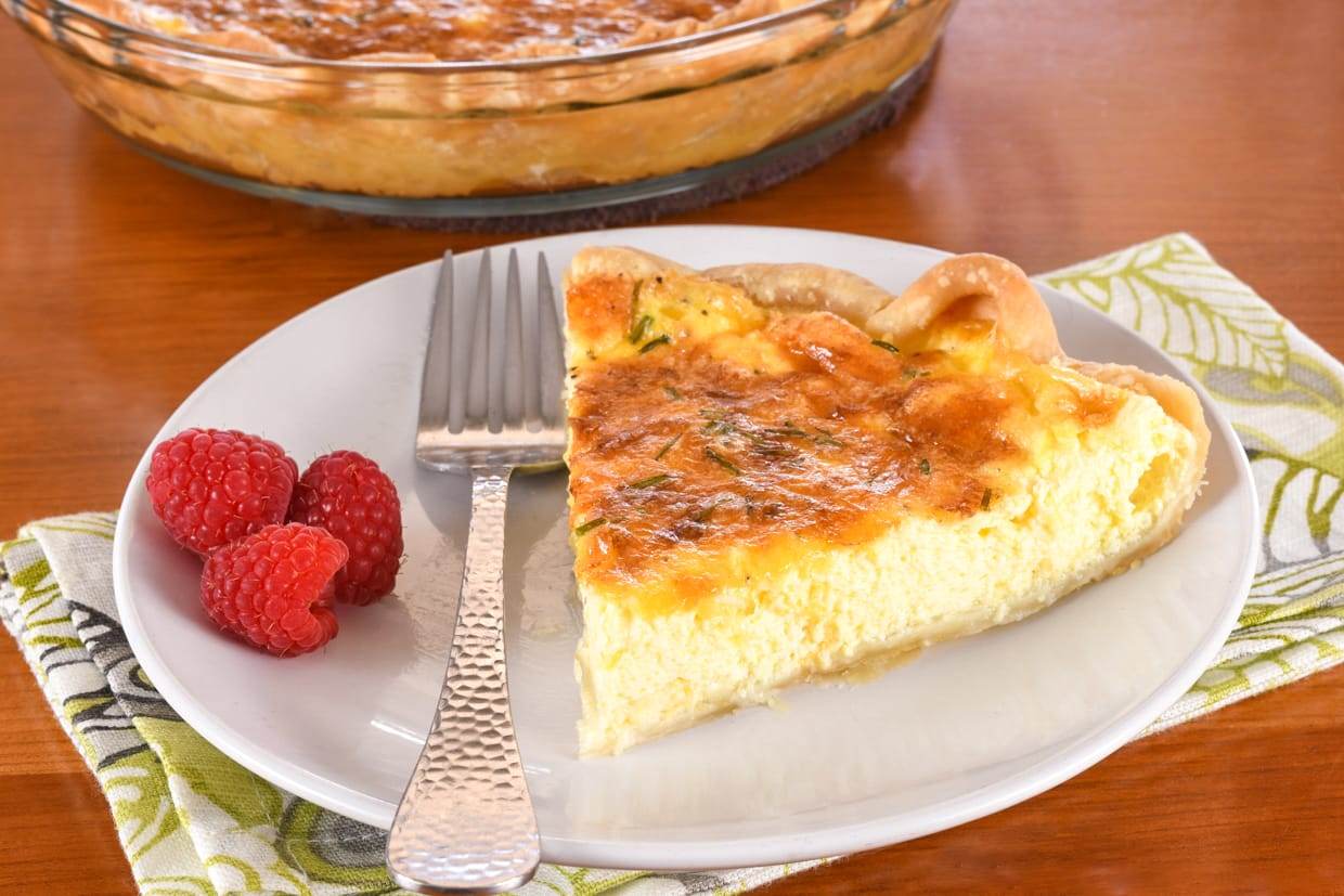 Three Cheese Quiche