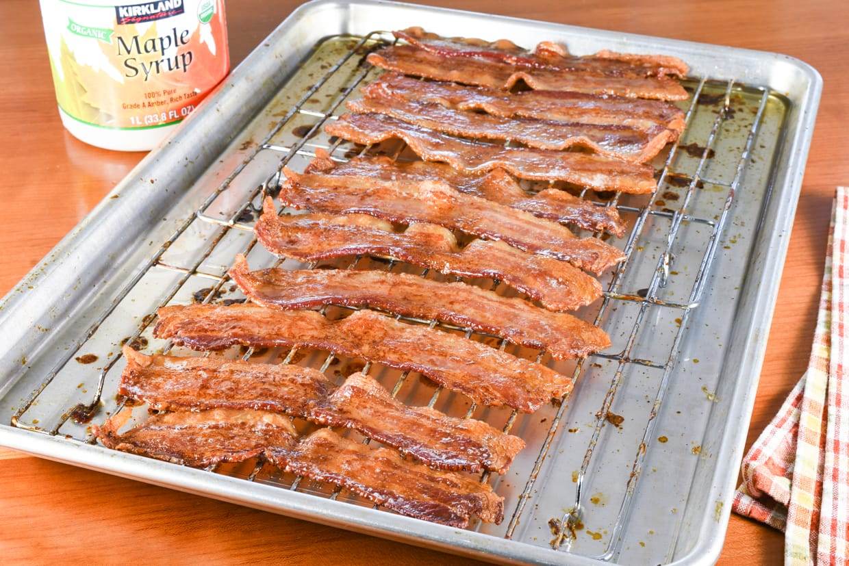 Maple-Roasted Bacon