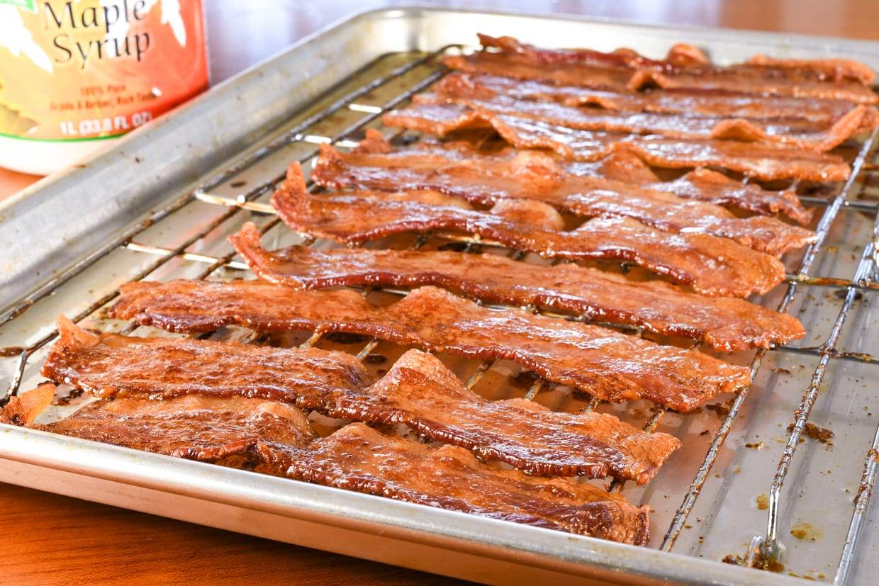 Maple-Roasted Bacon