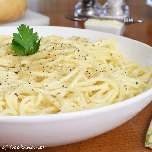 Spaghetti with Pecorino Romano and Black Pepper For the Love of Cooking