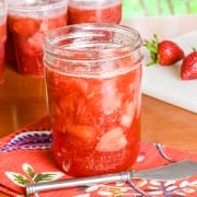 Strawberry Rhubarb Freezer Jam