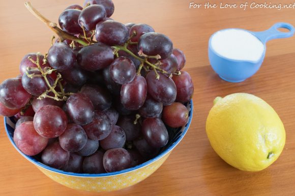 Three-Ingredient Grape Jam | For the Love of Cooking