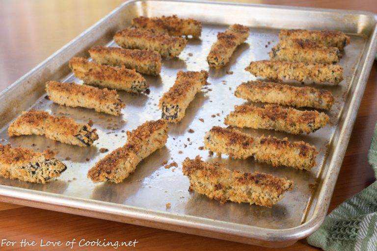 Baked Eggplant Fries For the Love of Cooking