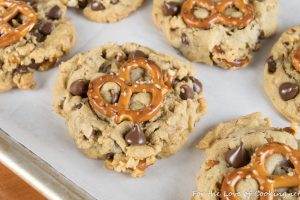 Peanut Butter Pretzel Chocolate Chip Cookies