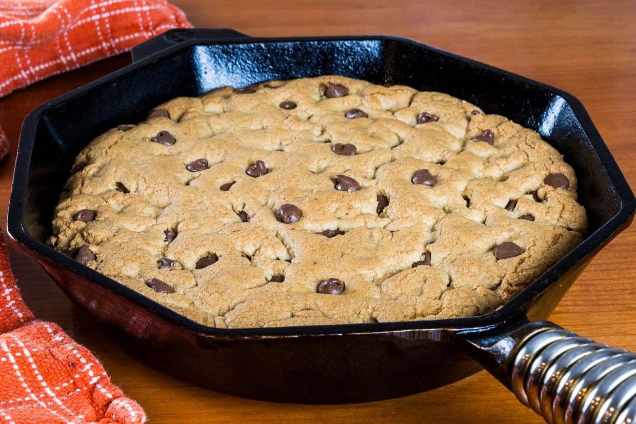 Cast-Iron Skillet Chocolate Chip Cookie