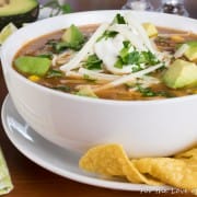 Slow-Simmered Chicken Tortilla Soup