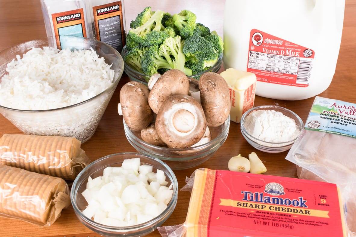 Cheesy Chicken, Broccoli, and Rice Casserole