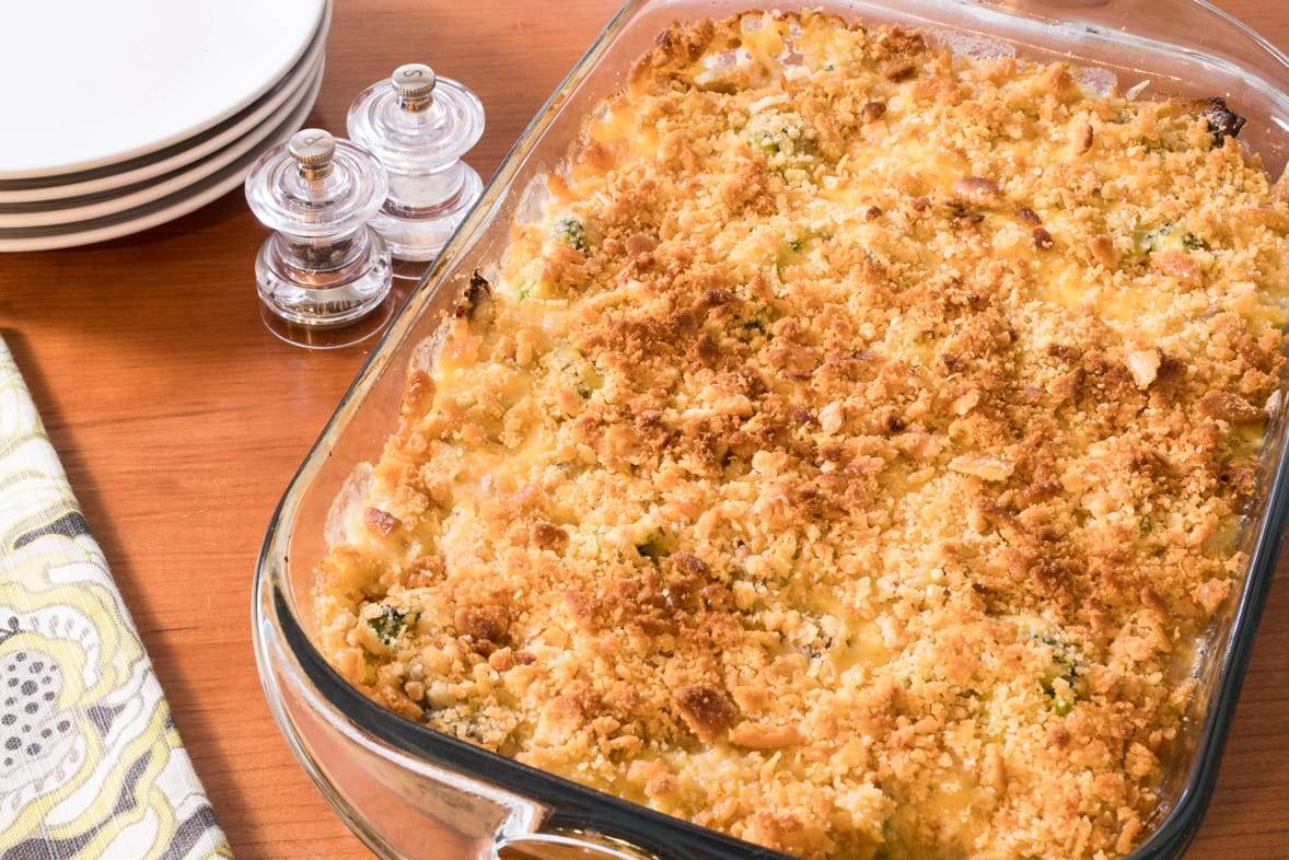 Cheesy Chicken, Broccoli, and Rice Casserole