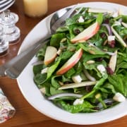 Spinach Apple Cranberry Salad