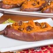 Twice Baked Sweet Potatoes