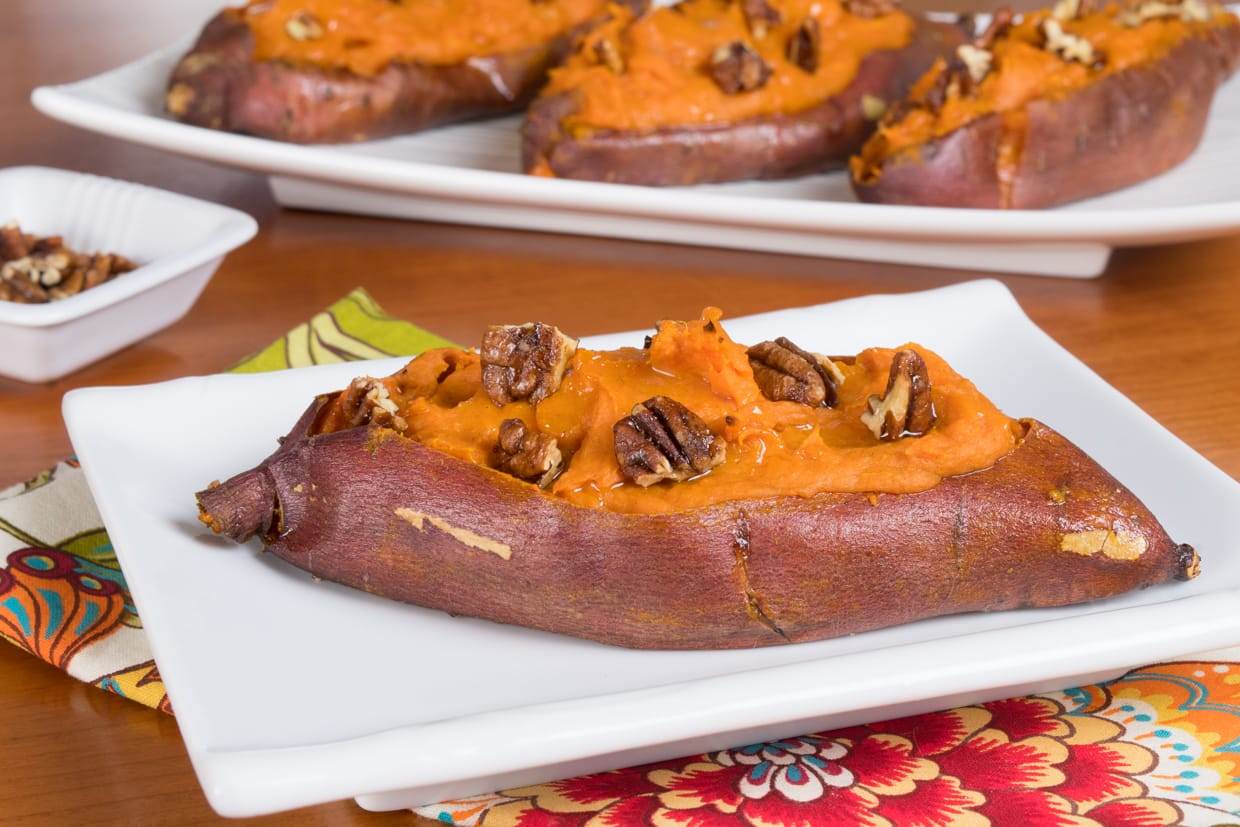 Twice Baked Sweet Potatoes