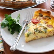 BLT Quiche | For the Love of Cooking