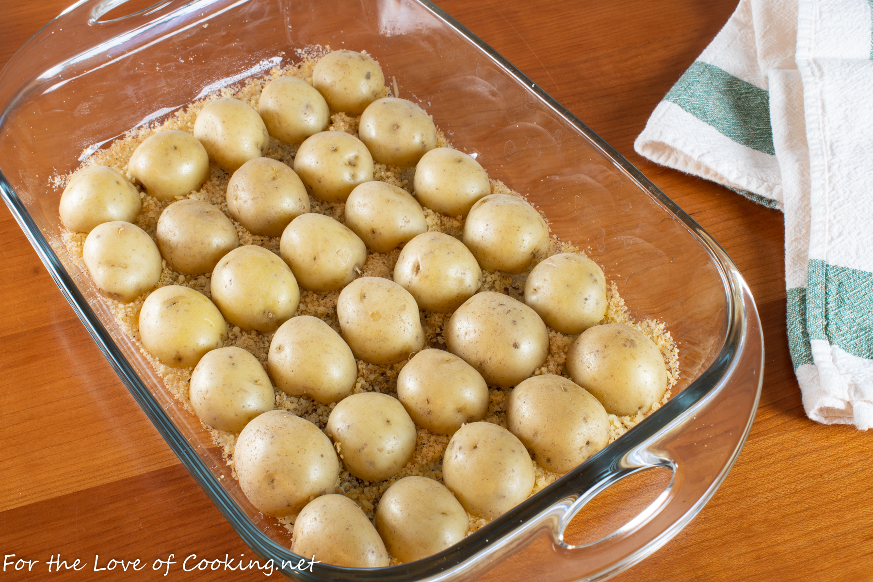 Crispy Parmesan Garlic Roasted Baby Potatoes