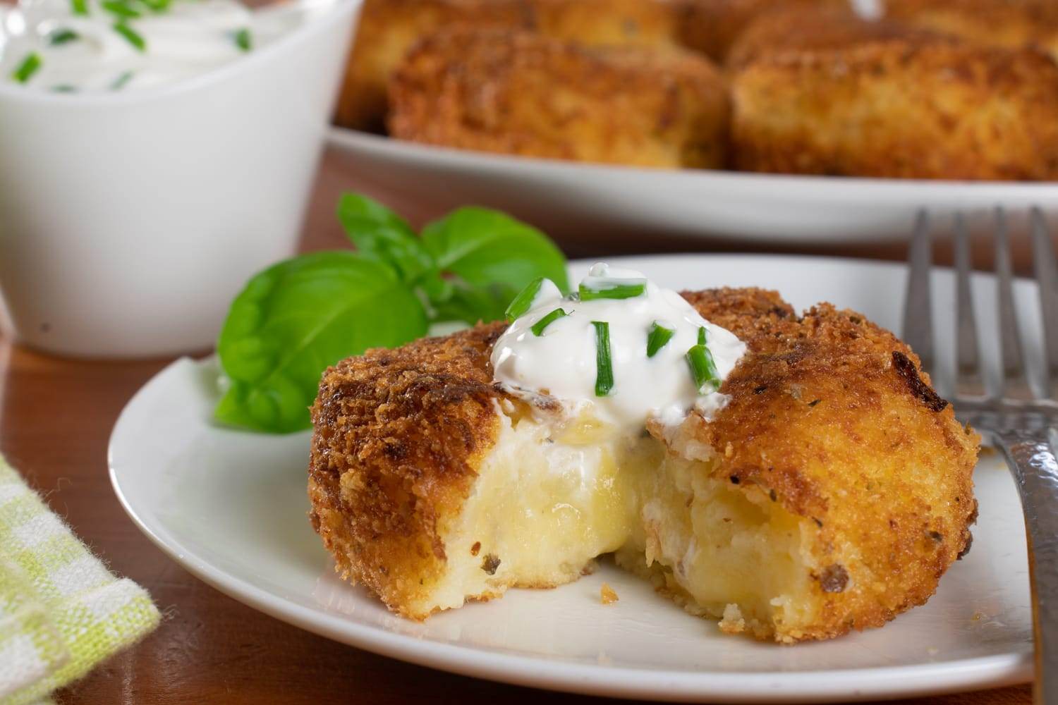 Cheesy Potato Croquettes