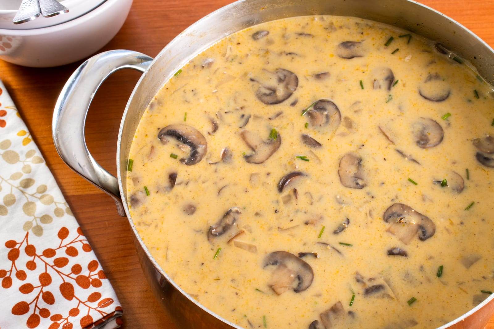 Wild Rice and Mushroom Soup