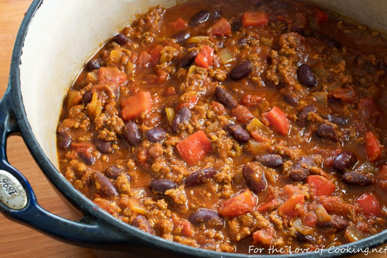 Beef Chili with Kidney Beans | For the Love of Cooking