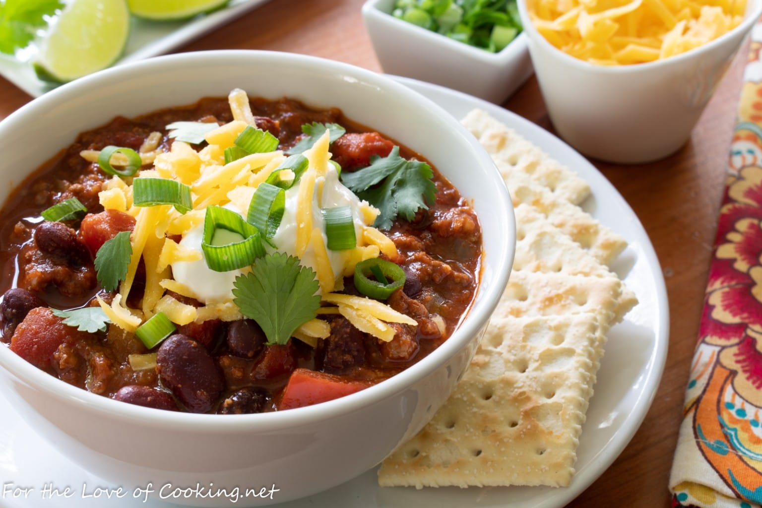 Beef Chili with Kidney Beans For the Love of Cooking