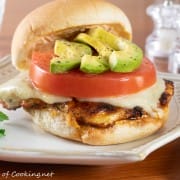 Blackened Chicken Sandwiches with Chipotle Mayonnaise and Avocado