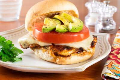 Blackened Chicken Sandwiches with Chipotle Mayonnaise and Avocado