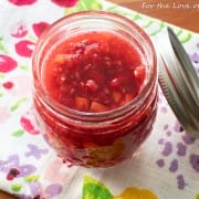 Raspberry-Peach Freezer Jam