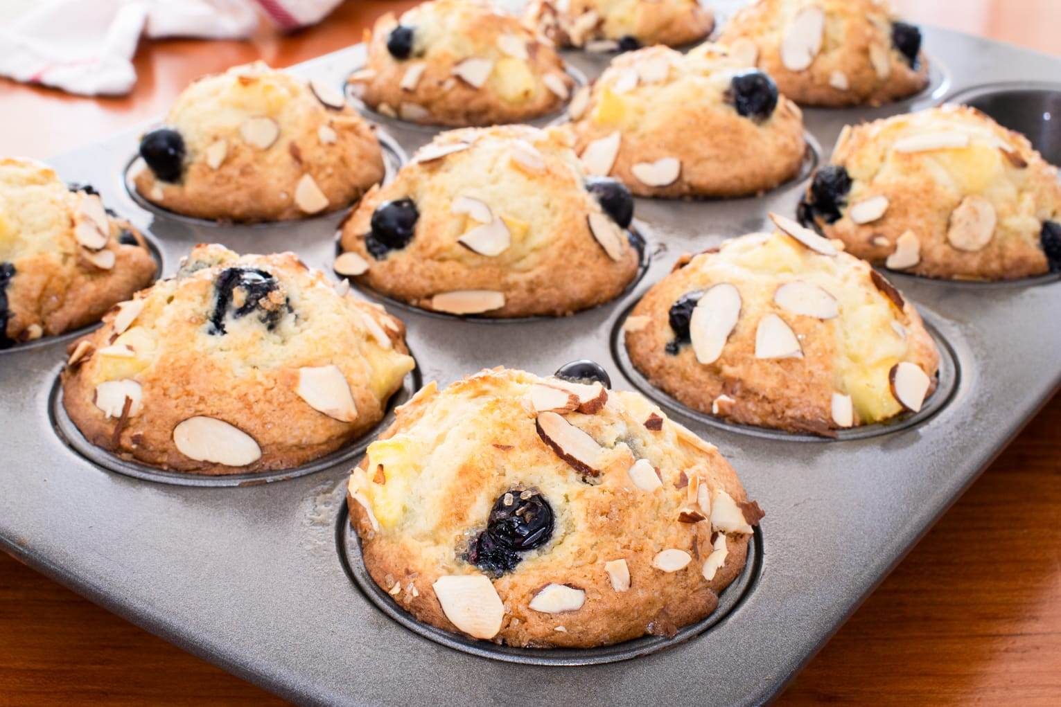 Blueberry-Nectarine Muffins