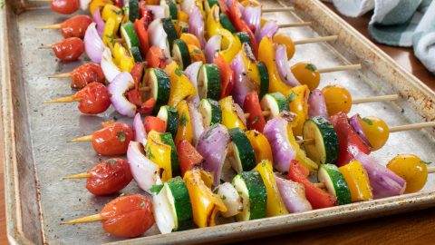how long to grill veggie kabobs
