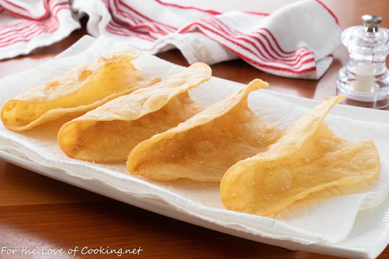 Crispy Taco Shells For the Love of Cooking