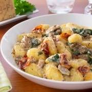 Creamy Tuscan Sausage Gnocchi