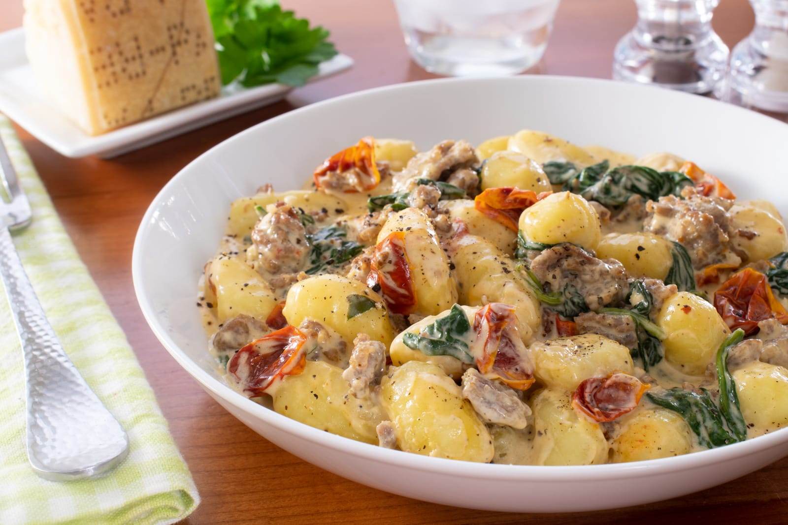 Creamy Tuscan Sausage Gnocchi