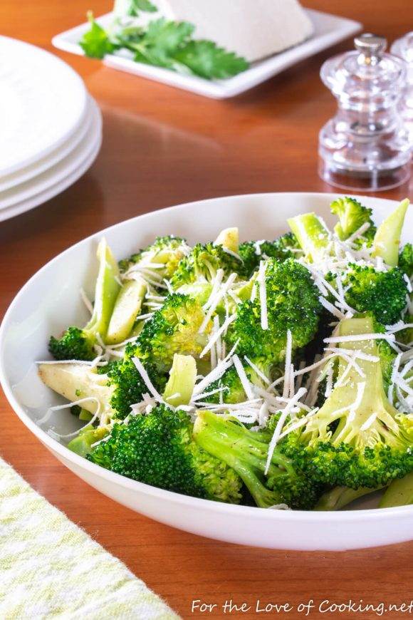 Browned Butter Broccoli with Mizithra Cheese For the Love of Cooking