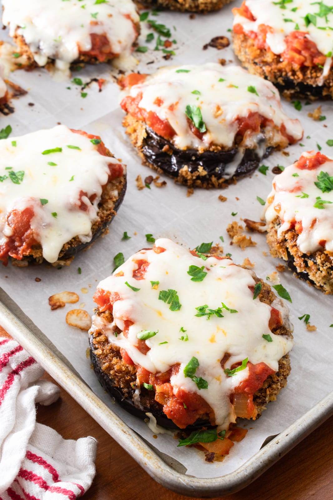 Crispy Eggplant Parmesan