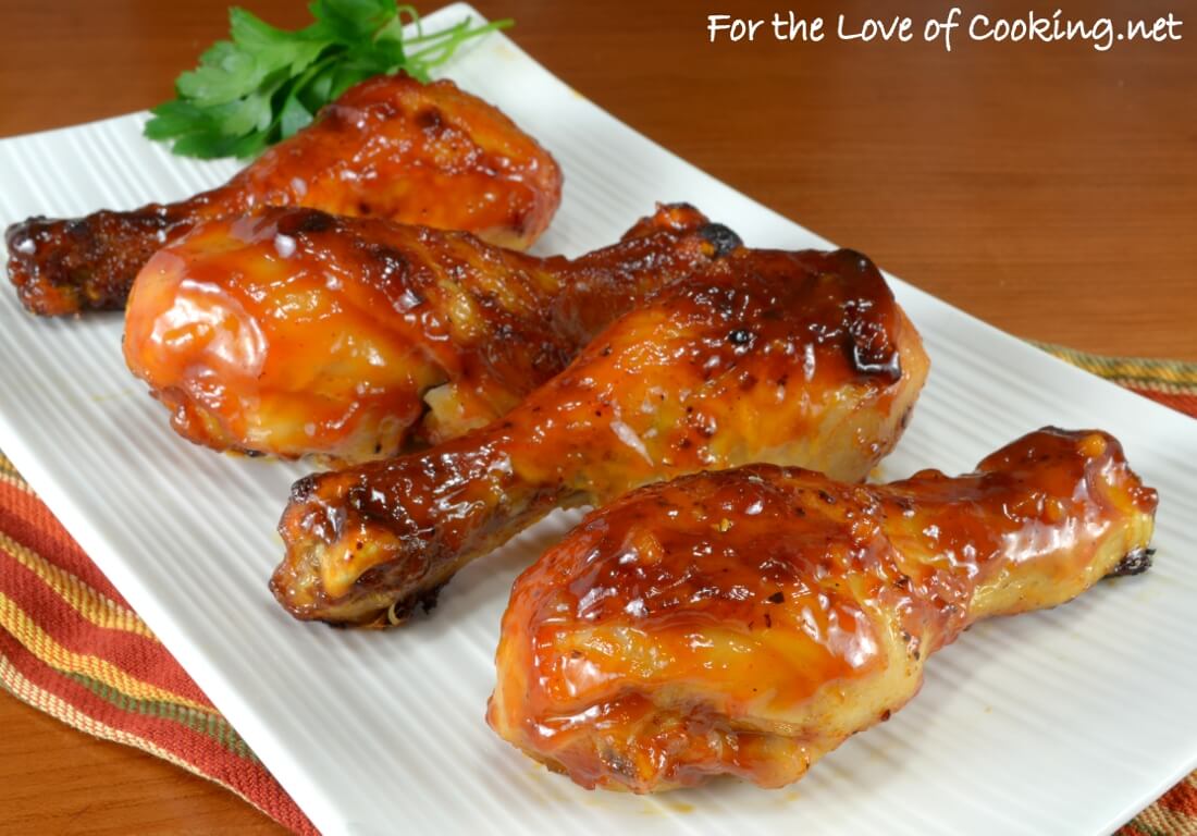 Sticky Oven-Roasted Apple Cider Barbecue Chicken