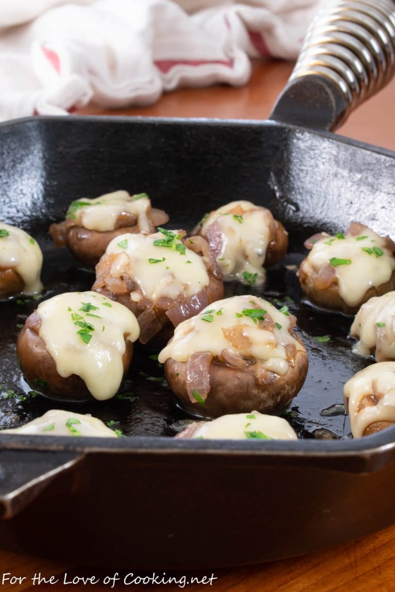 French Onion Soup Stuffed Mushrooms