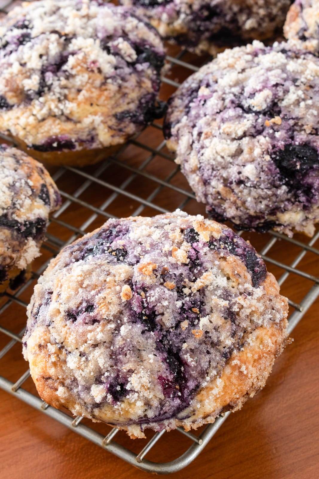 Blueberry Swirl Muffins