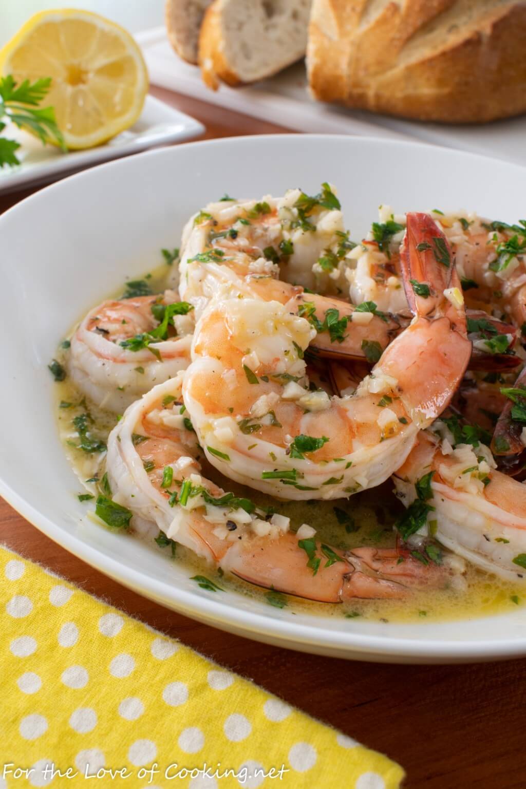 Classic Shrimp Scampi | For the Love of Cooking