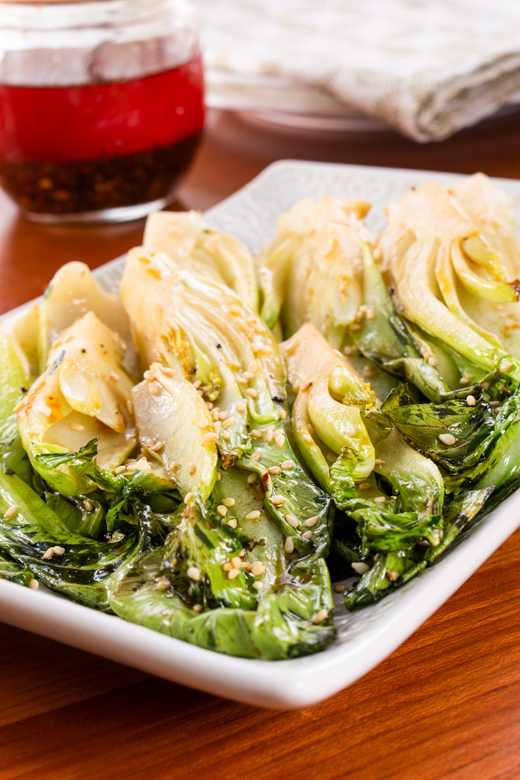 Roasted Baby Bok Choy