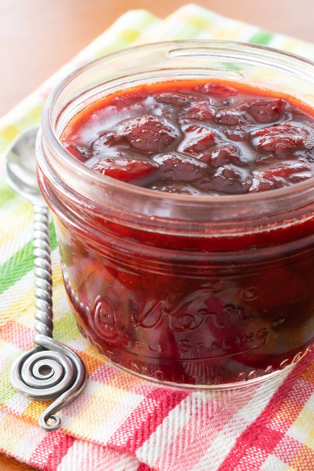 Skillet Strawberry Peach Pepper Jam