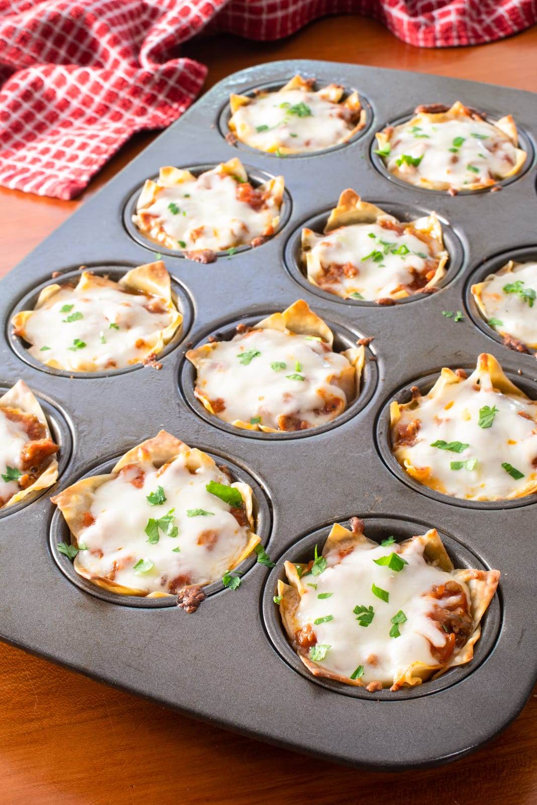 Mini Lasagna Cups