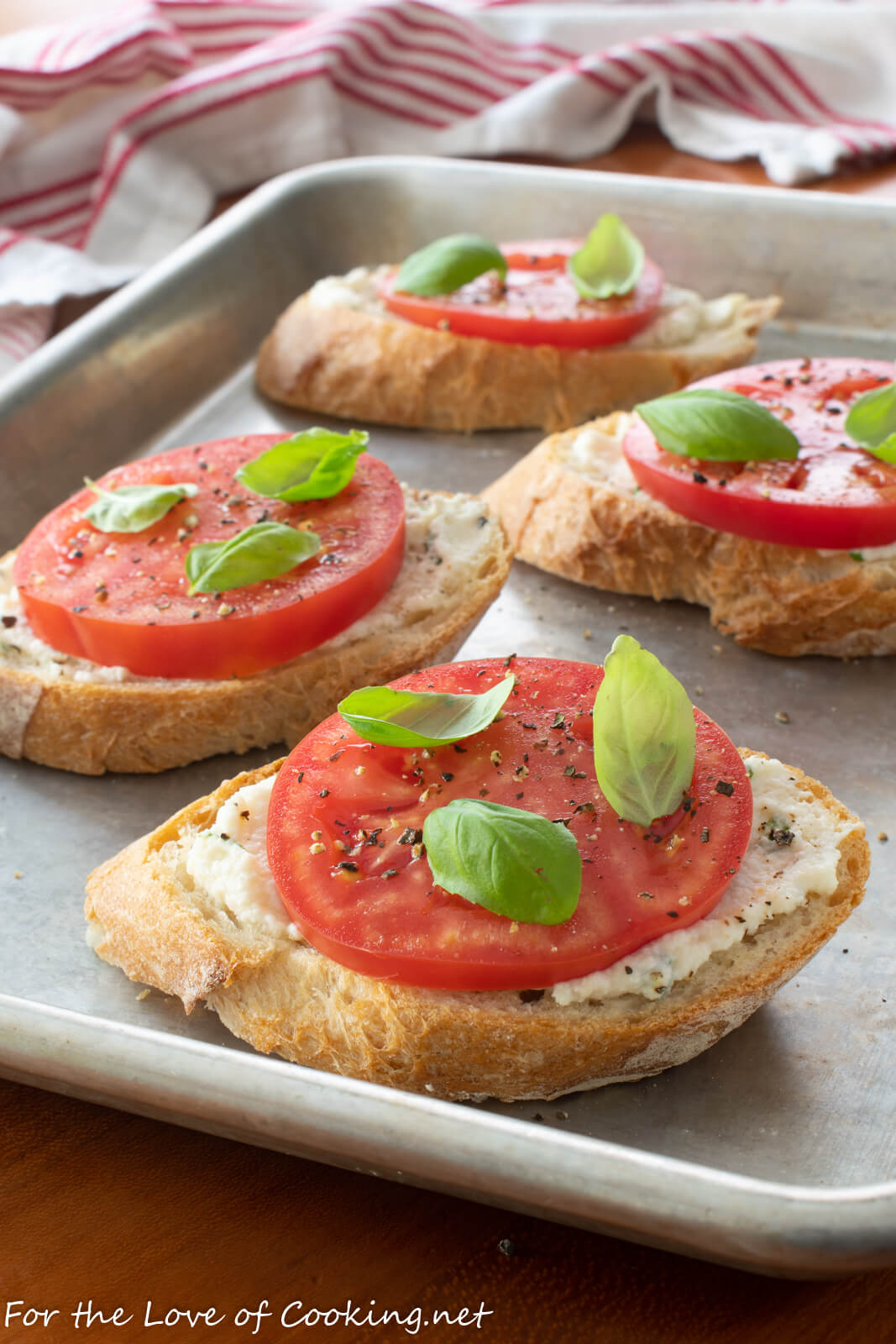 Ricotta and Fresh Tomato Toast