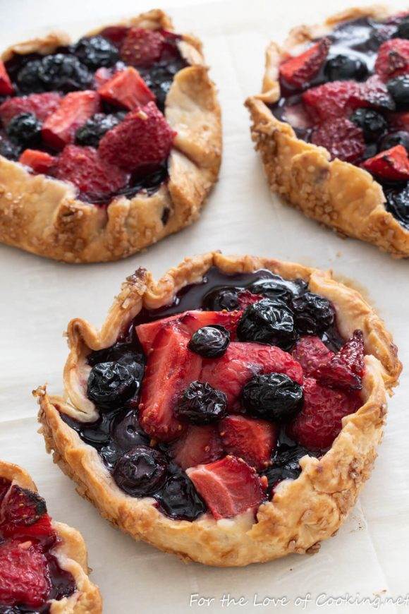 Mini Triple Berry Galettes