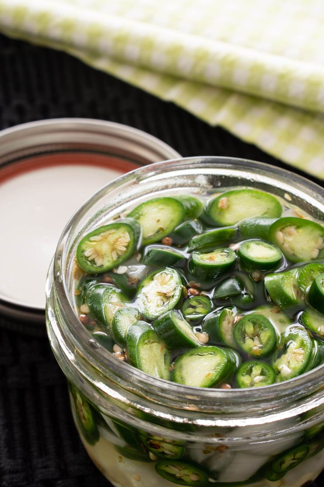 Quick Pickled Serrano Peppers - Small Batch