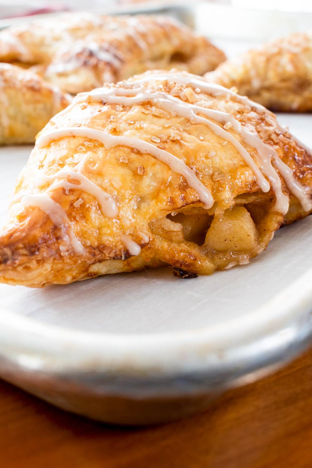 Apple Turnovers with Cinnamon Glaze