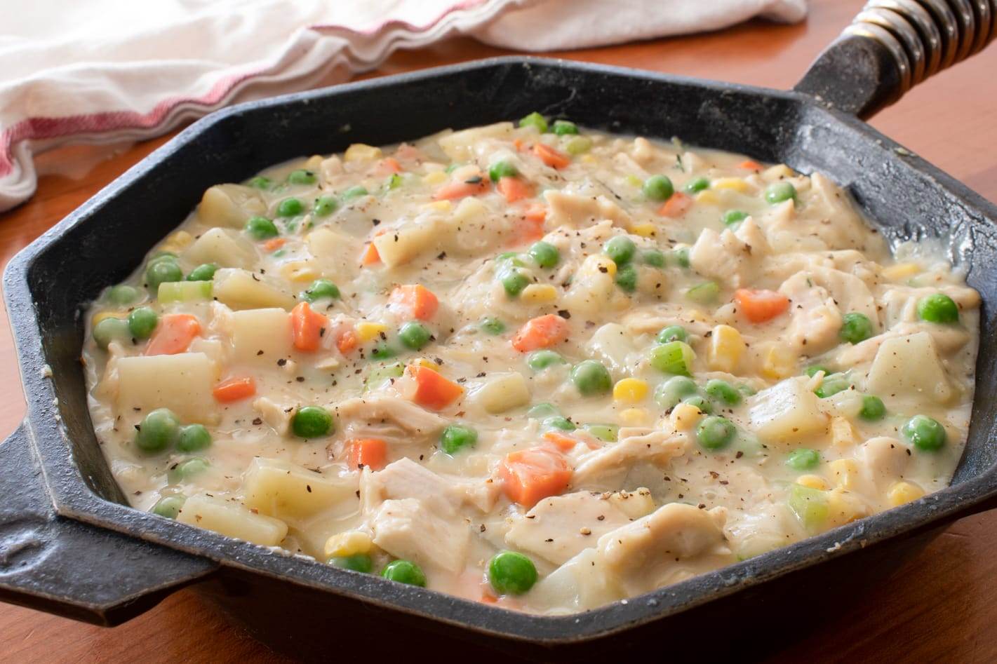 Skillet Turkey Pot Pie